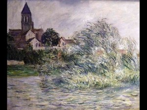 STOLEN, SOLD Claude Monet’s “L’ Eglise de Vetheuil,” shown here in a photo supplied by the Manhattan District Attorney’s Office in New York, was sold for $32 million by former Imelda Marcos’ social secretary, Vilma Bautista. The buyer said he bought the stolen artwork “in good faith” and has agreed to a $10-million settlement with the counsel of martial law victims. Photo taken from PCGG website, pccg.gov.ph