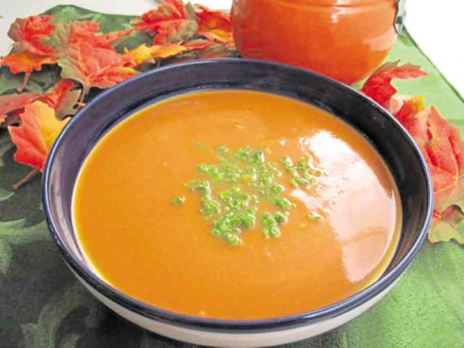 Four-Ingredient Pumpkin Soup