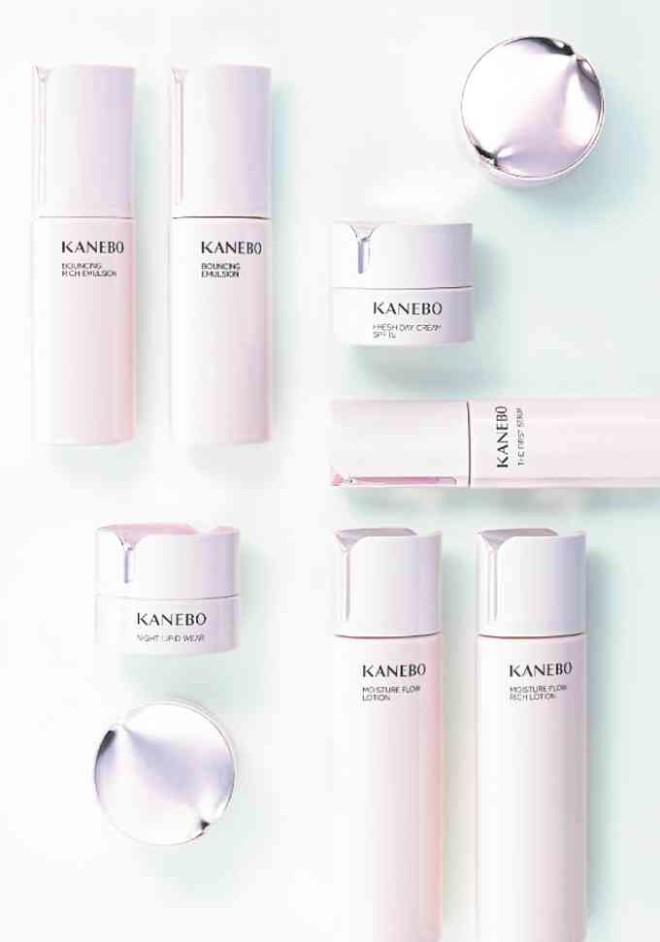 Sleek and modern look of Kanebo skincare