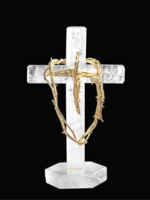 Fürstenberg oftenmakes crucifixes in various materials,