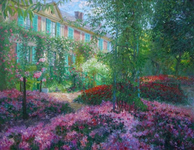 “Monet’s House of Gaverny,” by Romulo Galicano
