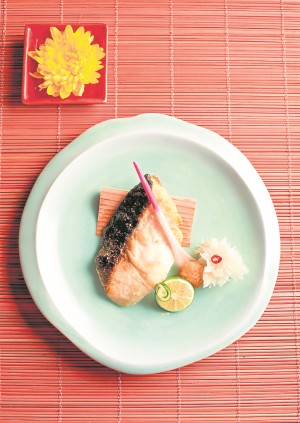 Gindara Miyosaki, silver cod marinated in miso at Inagiku 