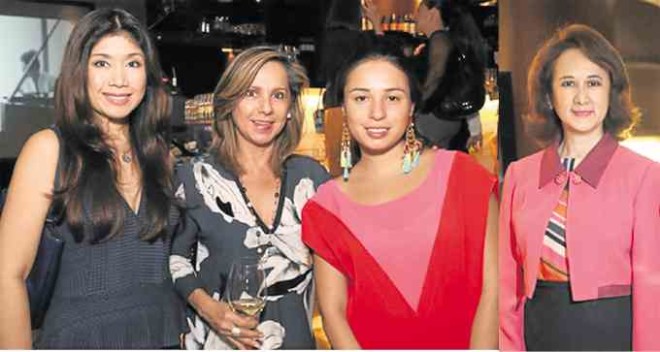 Anna Singson, Sandy Moran, Monica Ugarte, Grace Tiongco