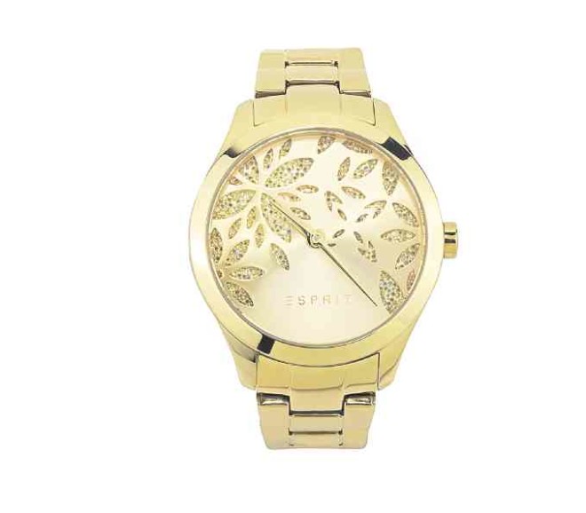 All that glitters. Esprit gold watch