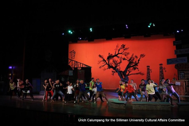 “Scharon Mani,” which utilizes the songs of The Bell Tower Project, is the stirring story of what life is like in this vibrant seaside city in Negros Oriental in the Visayas. It has remaining shows at the Luce Auditorium this weekend.—CONTRIBUTED PHOTO