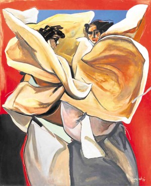 BenCab’s “Isadora inMotion,” acrylic on canvas, 1998. Sold for P37,376,000
