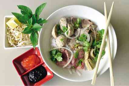 Ca Phe Saigon’s signature Vietnamese Beef Noodle Soup