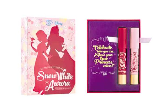 Snow White, Aurora, and Anna are the three top sellers at the Happy Skin Glorietta boutique. Get two of the three bestsellers with this set.