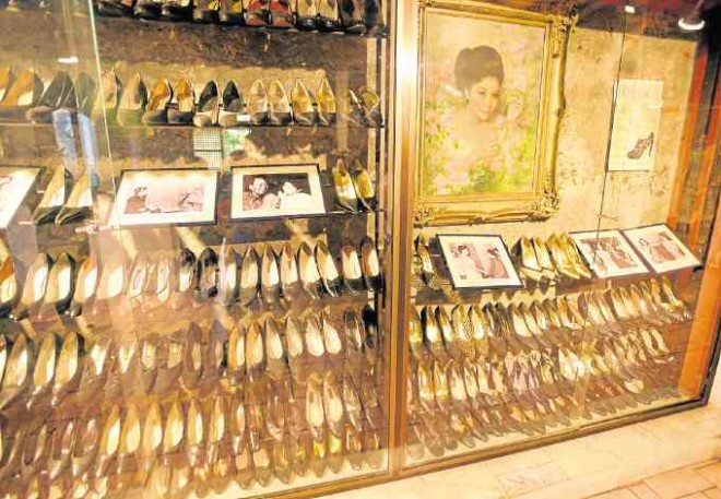 One section of former First Lady Imelda Marcos’ vast collection
