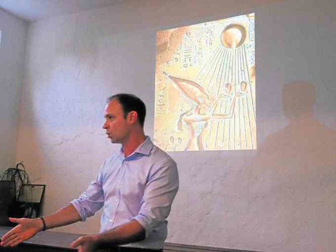 Dr. Todd B. Peyton talking about Egyptianmythology, and how it represents our journey through the dreamworld