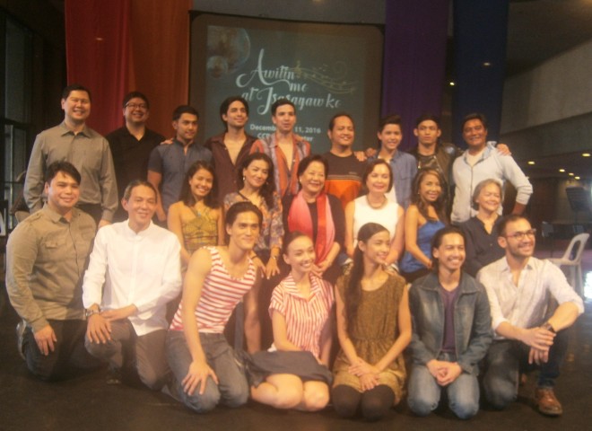 Officals and artists of Ballet Philippines in a photo-op
