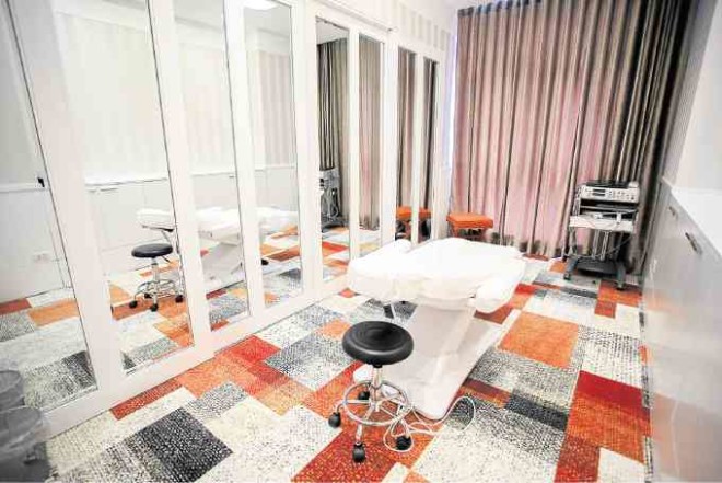 One of the treatment rooms