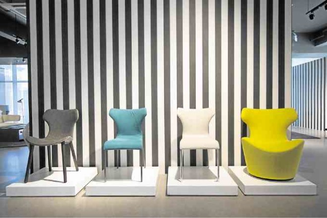 The B&B Papilio Chair Collection designed by Naoto Fukasawa