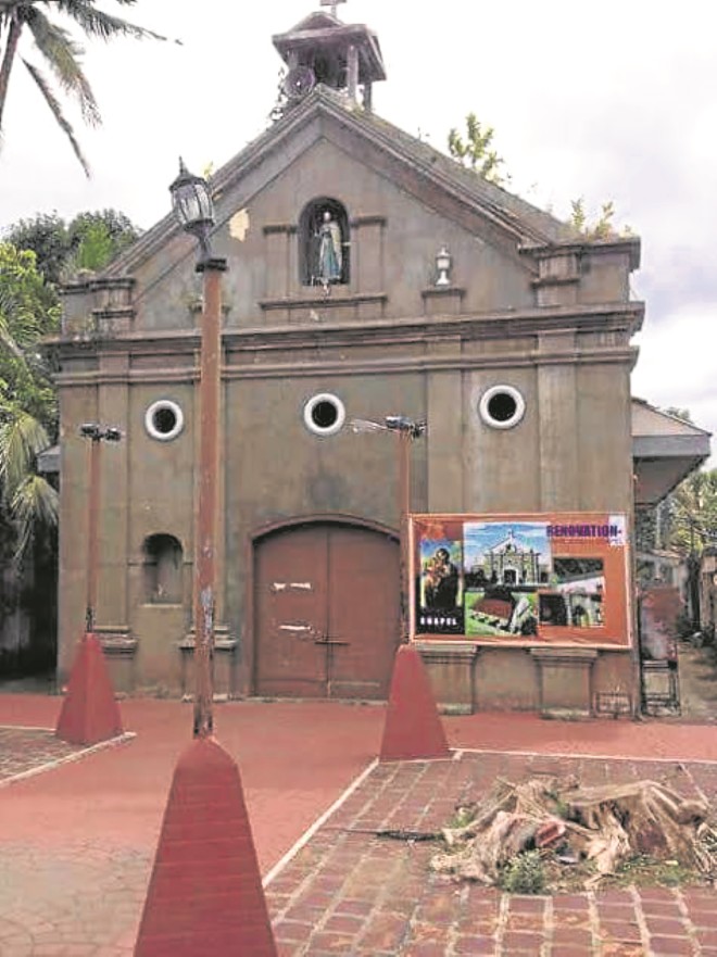 The chapel before demolition
