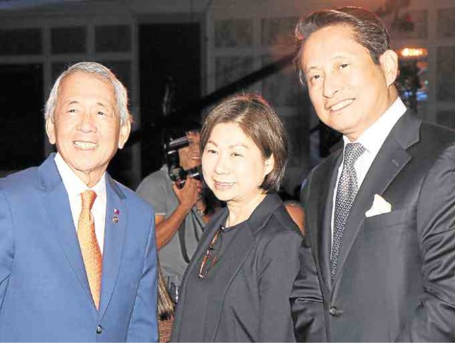 Foreign Secretary Pecfecto Yasay, Tessie Sy-Coson, Mike Toledo