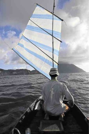 Angel G. Fabre Jr., “maataw” fisherman, sailing out