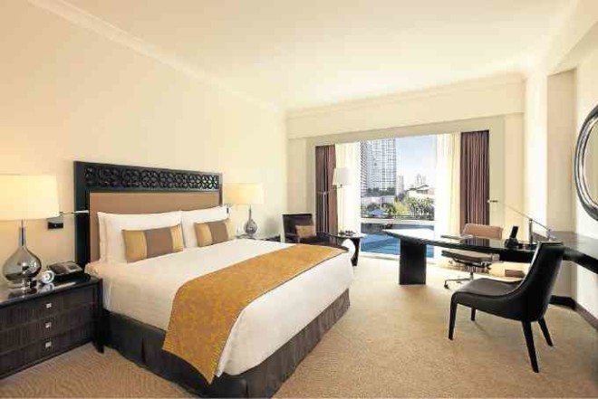 Fairmont Makati offers weekend room packages at 50-percent off.