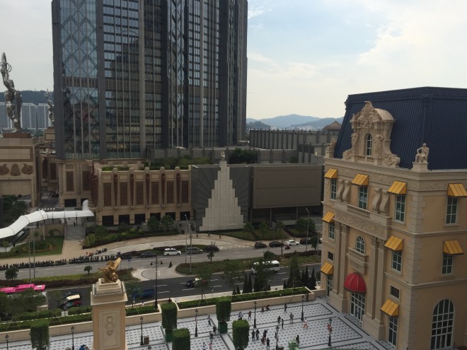 View from The Parisian Macao’s balcony. CARMENCITA S. SIOSON
