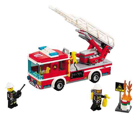Lego City Fire Ladder Truck. Available at Rustan’s