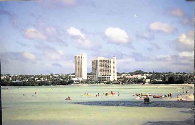 Guam's Tumon Beach vista