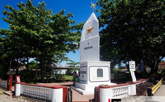Rizal monument in Camarines Norte