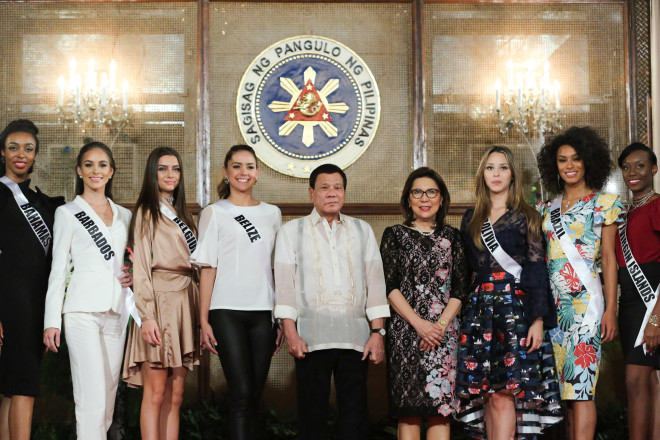 Duterte Miss Universe candidates