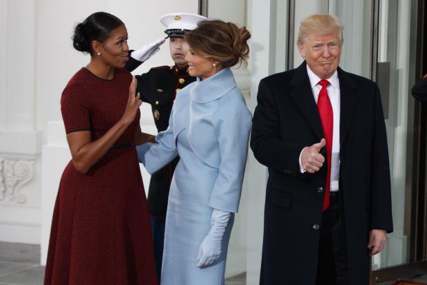 Michelle Obama - Melanie Trump - Donald Trump - 20 Jan 2017