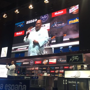 Chef Tatung on the big stage
