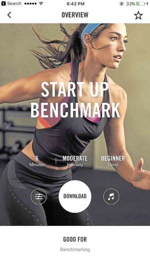 The NTC app gives you over a hundred workouts to choose from