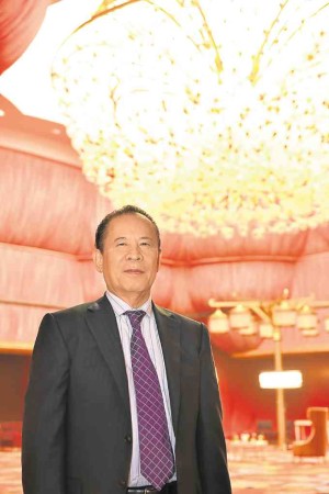 Chair Kazuo Okada gives the public a glimpse ofwhat they can expect from the newest and largest integrated resort complex in the Philippines.