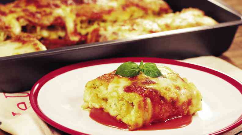Seafood Lasagna Roll-Ups