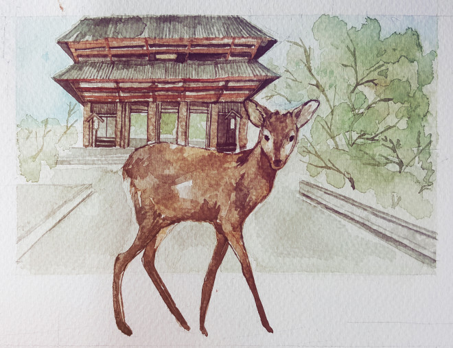 Nara Park ILLUSTRATIONS BY KAR VICTORIANO