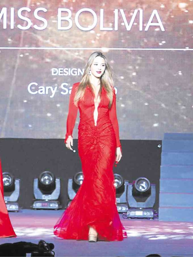 Cary Santiago for Miss Bolivia
