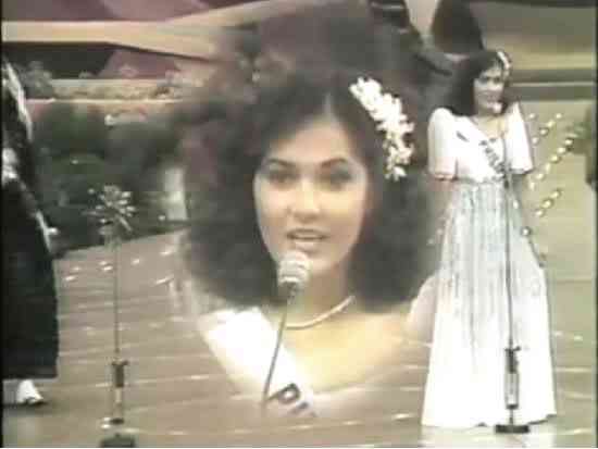 Binibining Pilipinas-Universe 1979 Dang Cecilio —PHOTOFROMMISSOSSOLOGY