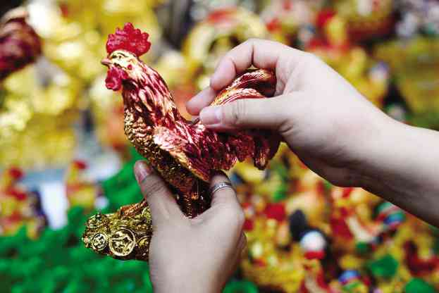 Rooster charm from Binondo, Manila —ELOISA LOPEZ