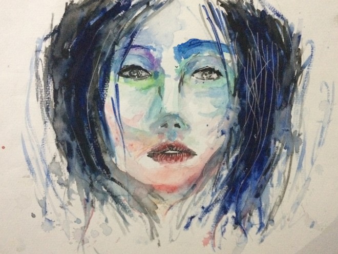  Sketching with watercolor