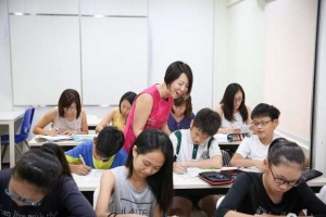 Janice Chuah and her students