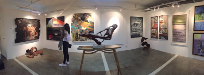 Art enthusiasts visit Art Fair Philippines 2017 in Makati on its opening day on Feb. 16, 2017. Photo by Kristine Angeli Sabillo/INQUIRER.net