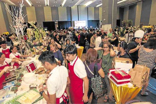 Dessert lovers gather at SMX Convention at SMAura at the launch of Best Desserts 3. —LEOM. SABANGANII