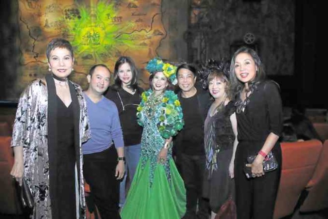 Vanessa Suatengco, Diamond Hotel general manager; Pepper Teehankee, Digzy Umali, Sea Princess, Joby Belmonte, Vina Francisco, Rosan Cruz