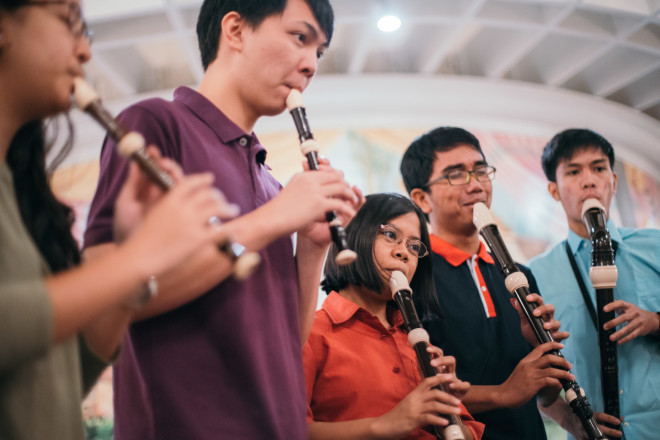 Bamboo Organ Festival participants in Manila Hotel —JILSON SECKLER TIU