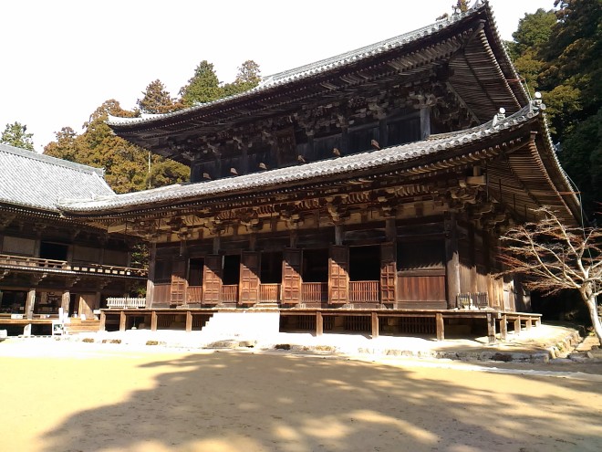 Daikodo, te main hall of Engyoji Temple, was built in 1986