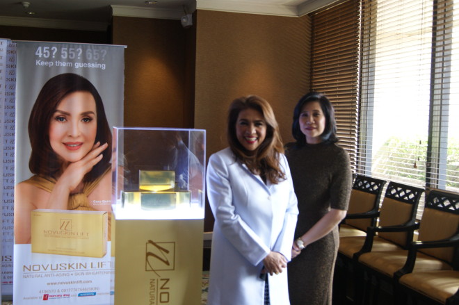 In the photo are Sheila Mae Velilia, President and CEO