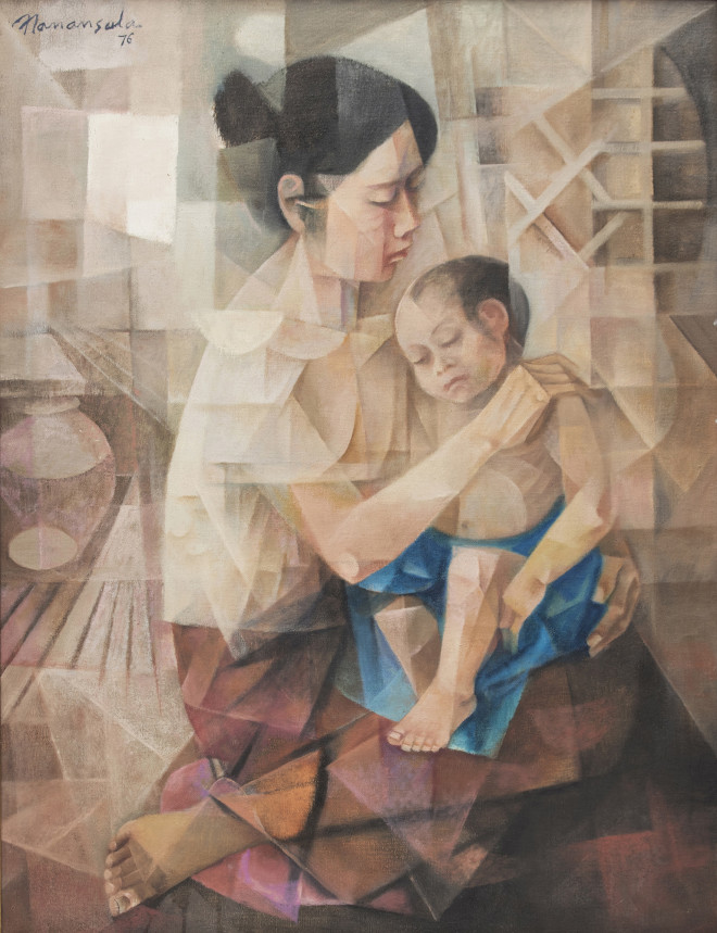 “Mother And Child,” by Manansala 