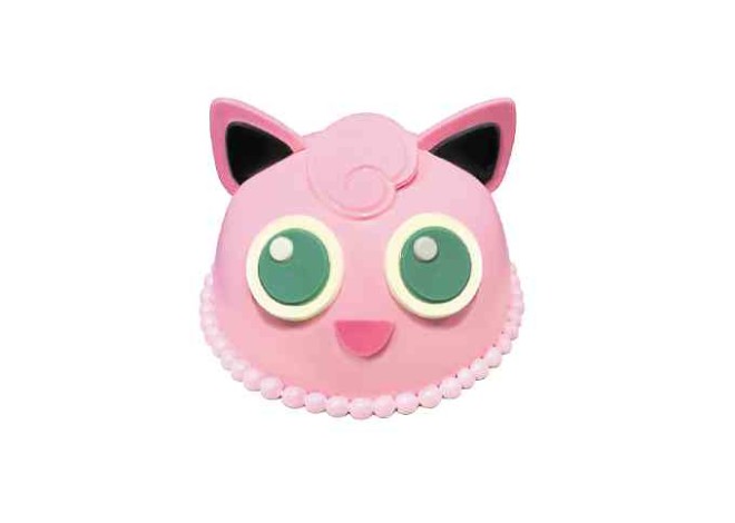 Jigglypuff cake is an airy and fluffy strawberry cake.