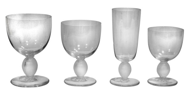 Lalique water glasses