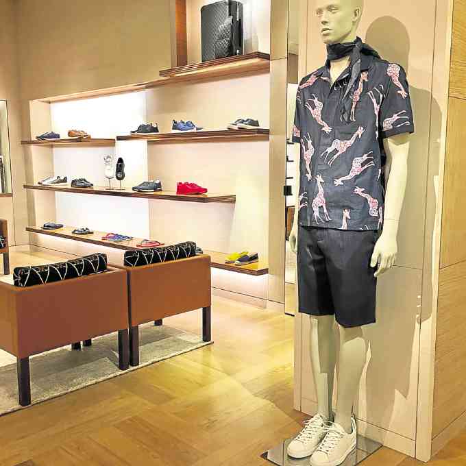 It's a man's world at Louis Vuitton's new Solaire branch
