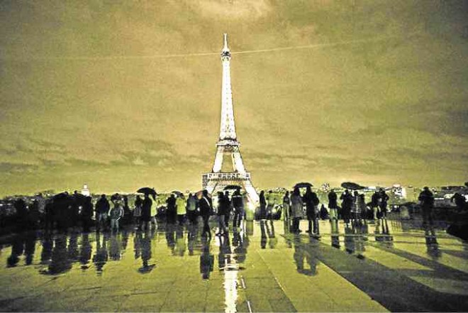 “Paris on a Rainy Evening,” by Jirí Turek