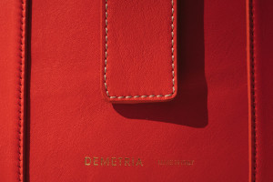 Every Demetria bag is designed and handcrafted in Italy, where the designer is based.