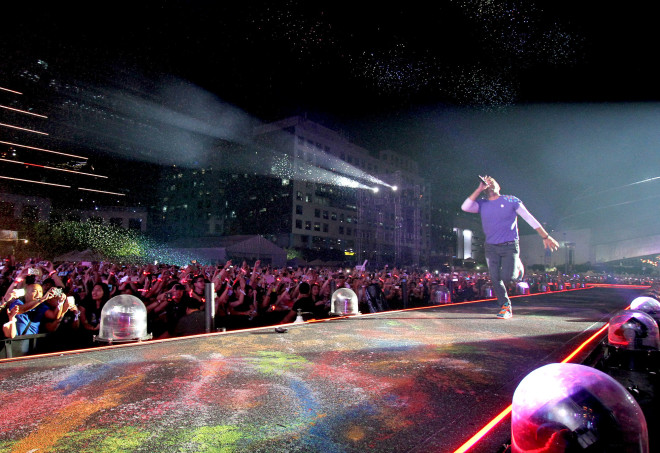Coldplay's Chris Martin, photo by Richard Reyes